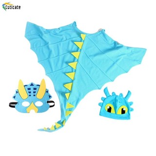 Trang phục rồng không răng Trang phục khủng long với trang phục cánh rồng cho trẻ em Halloween Mardi