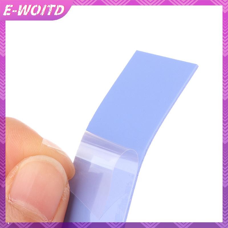 E-woitd 10 Miếng Lót Nhiệt M.2 Với Độ Dẫn Nhiệt 6.0 W / mk GPU Silicon Có Thể Tái Sử Dụng Tản Nhiệt Tấm Làm Mát Dẫn Điện HNVN
