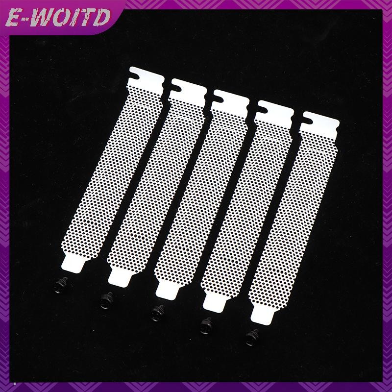 E-woitd 5 Chiếc Máy Tính Để Bàn Máy Chủ Khung Xe PCI Làm Mát Bụi Lọc Vách Ngăn Khe Cắm PCI Bảng PC Vỏ Máy Tính Thông Gió Vách Ngăn Lưới HNVN