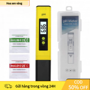 【24H】Bút Đo pH Nước Hồ Cá – Tích Hợp Màn Hình LCD, Đo Chính Xác Độ Axit Và Nhiệt Độ