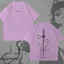 YB1 Demon Slayer Kochou Shinobu Unisex Xu Hướng Thời Trang Mùa Hè Áo Thun Anime Tay Ngắn Top BY1