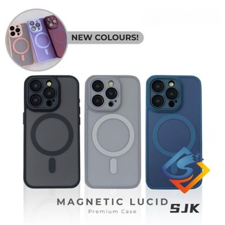 Ốp điện thoại từ tính Matt Acrylic Skin Feel có bảo vệ ống kính máy ảnh cho iPhone 17 Pro Max 11 12 13 14 15 16 Pro Max 17Air 16 / 15 / 14 Plus Bảo vệ thời trang