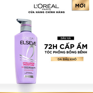 Dầu gội nhẹ bồng mái tóc 72H Elseve HA Pure cho da đầu dầu hoặc Moist cho da đầu khô 620ML