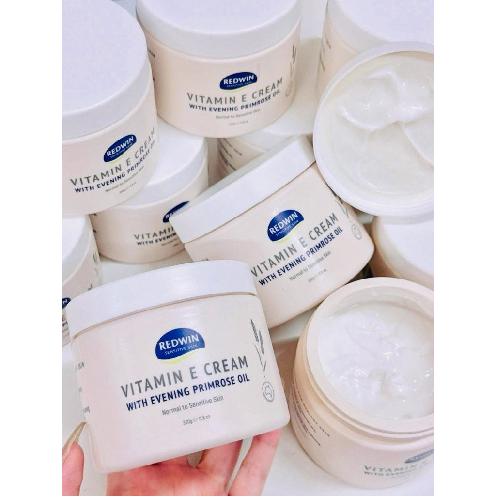 Kem dưỡng ẩm Vitamin E Redwin Úc mẫu mới 330g giúp dưỡng sáng và cấp ẩm cho da
