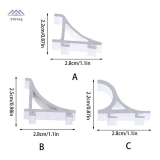 ELBBKG 6 Chiếc Kim Loại K Loại Tủ Đông Kẹp Kệ Tủ Lạnh Hỗ Trợ Móc Làm Mát Kệ Nẹp Tủ Lạnh Đồ Uống Tủ Khóa Kệ Mới