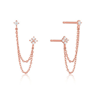 Bông tai zircon bạc S925 thiết kế thời trang đơn giản, phù hợp làm quà tặng