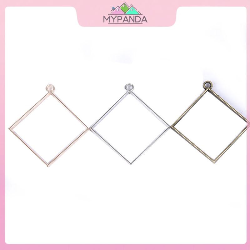 MYPANDA 10 cái/lốccharm mặt dây rỗng hợp kim, khuôn thủ công cho DIY và handmade