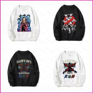 Áo unisex dài tay với hình Demogorgon từ Stranger Things season 5, thiết kế anime