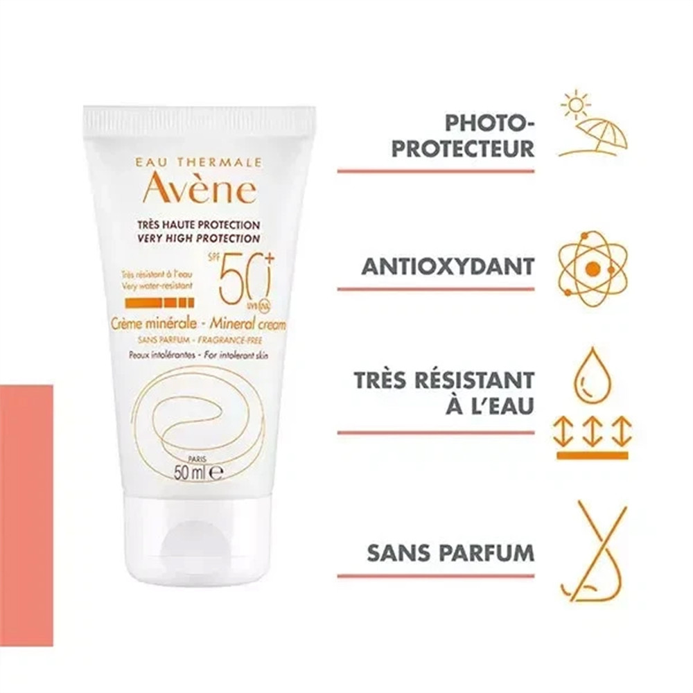 Avene Mineral Sun Cream SPF50+ PA+++ 50ml