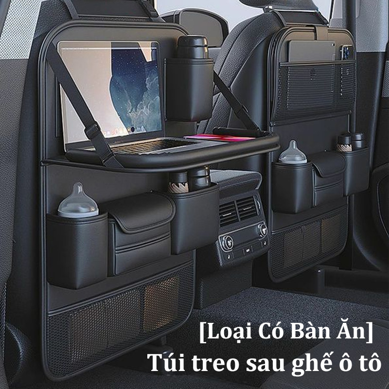 Túi Đựng Đồ Treo Sau Ghế Ô Tô Bằng Da Cao Cấp, sức chứa lớn,chống nước,Dễ Dàng Lắp Đặt,Vệ Sinh