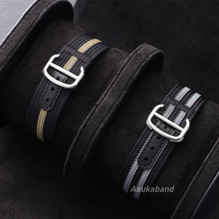 20mm Dây NATO Vải Đồng Hồ Cho OMEGA Seamaster De Ville Tank Panthere Nylon Nam Nữ