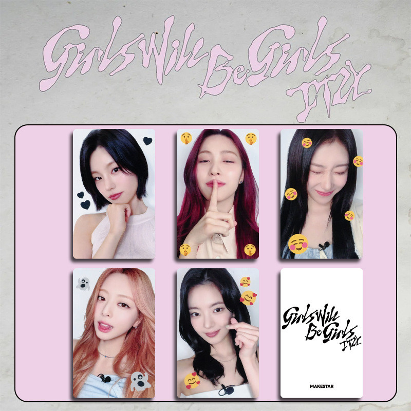 2-7 Cái / bộ ITZY Girls Will Be Girls Album Lomo Card Yeji AIR STARRIVER GOLD JYP YES24 Algorhythm Photocards MAKESTAR Chaeryeong Yuna Lia Ryujin Kpop Bưu Thiếp YM