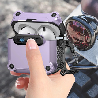 Vỏ khóa bảo mật tự động cho AirPods Pro 2 4 4 ANC Vỏ tai nghe chống sốc Coque cho AirPods 4 3 2 1 Pro2 2023 Funda