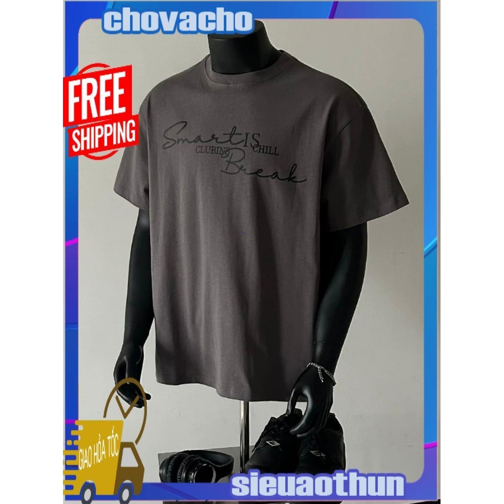 Áo thun Stee Cổ tròn in SMART Localbrand ICVCVNI Unisex