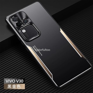 Vỏ Vivo V50 5G 2025 Cho Vivo V50 Lite V50E V30E V30 V40 Pro V30Pro V40Pro VivoV30 5G Vỏ Cứng Chống Sốc Kim Loại Hai Màu Chống Rơi Matte Full Camera Vỏ Bảo Vệ Điện Thoại