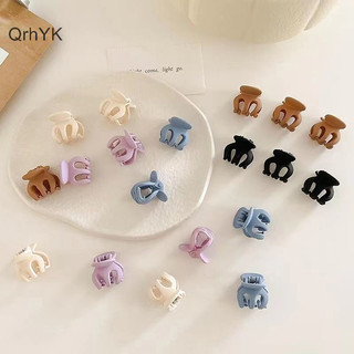 Nhà Máy Thời Trang 6 Đơn Giản Acrylic Đen Nhỏ Lấy Kẹp Công Chúa Nổ Tóc Gãy Hoa Bên Mũ Phụ Kiện Nữ QrhYK