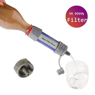 Watfac Máy lọc nước Mini ngoài trời Bộ lọc cắm trại Vật dụng sinh tồn Ống lọc nước