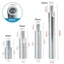 TOPTOOLCX 1 Thanh Nối Dài, Trục M10 Ren Máy Mài Góc Adapter Thanh, Phụ Kiện Đánh Bóng 40 / 60 / 80 / 140mm Cho Model 100 125 Máy Mài Góc Thanh Kết Nối Mài