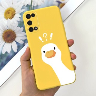 Dành Cho Realme 7 5G RMX2111 Mèo Dễ Thương Khủng Long Phi Hành Gia Phim Hoạt Hình Realme7 5G Màu Kẹo Silicon Mềm Vỏ Điện Thoại