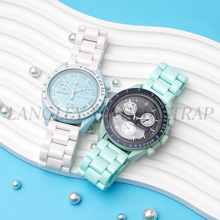 Dành Cho Omega Cho Swatch Dây Đeo Đồng Hồ 20 Mm 22 Mm Nhựa Phát Hành Nhanh Dây Đeo Đồng Hồ Gốm Vòng Tay Nam Nữ Kích Thước Đồng Hồ Đa Năng Thay Thế Thể Thao Thường Ngày Trong Suốt