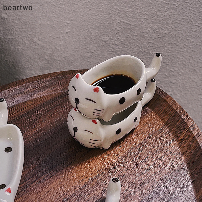 < Beartwo > Đĩa gia vị sốt đậu nành cà chua mù tạt dễ thương có tay cầm cho nhà hàng tại nhà đẹp