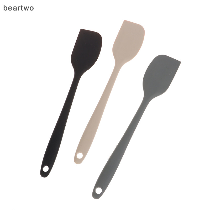< Beartwo > 1 Thìa Silicon Cấp Thực Phẩm Cho Dụng Cụ Cạo Nướng Bánh Thìa Nấu Chịu Nhiệt Máy Rửa Bát An Toàn Và Đẹp