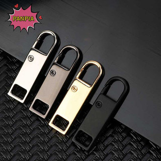 Pnpia 2 Chiếc Dây Kéo Thanh Trượt Kéo Thay Thế Có Thể Tháo Rời Dây Kéo Hành Lý Schoolbag Quần Áo Giày Dây Kéo Kim Loại Mặt Dây Kéo Boutique
