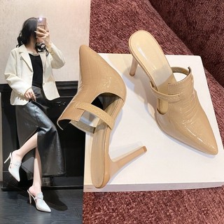 34-42 mũi nhọn gót nhọn cỡ lớn Giày cao gót nữ