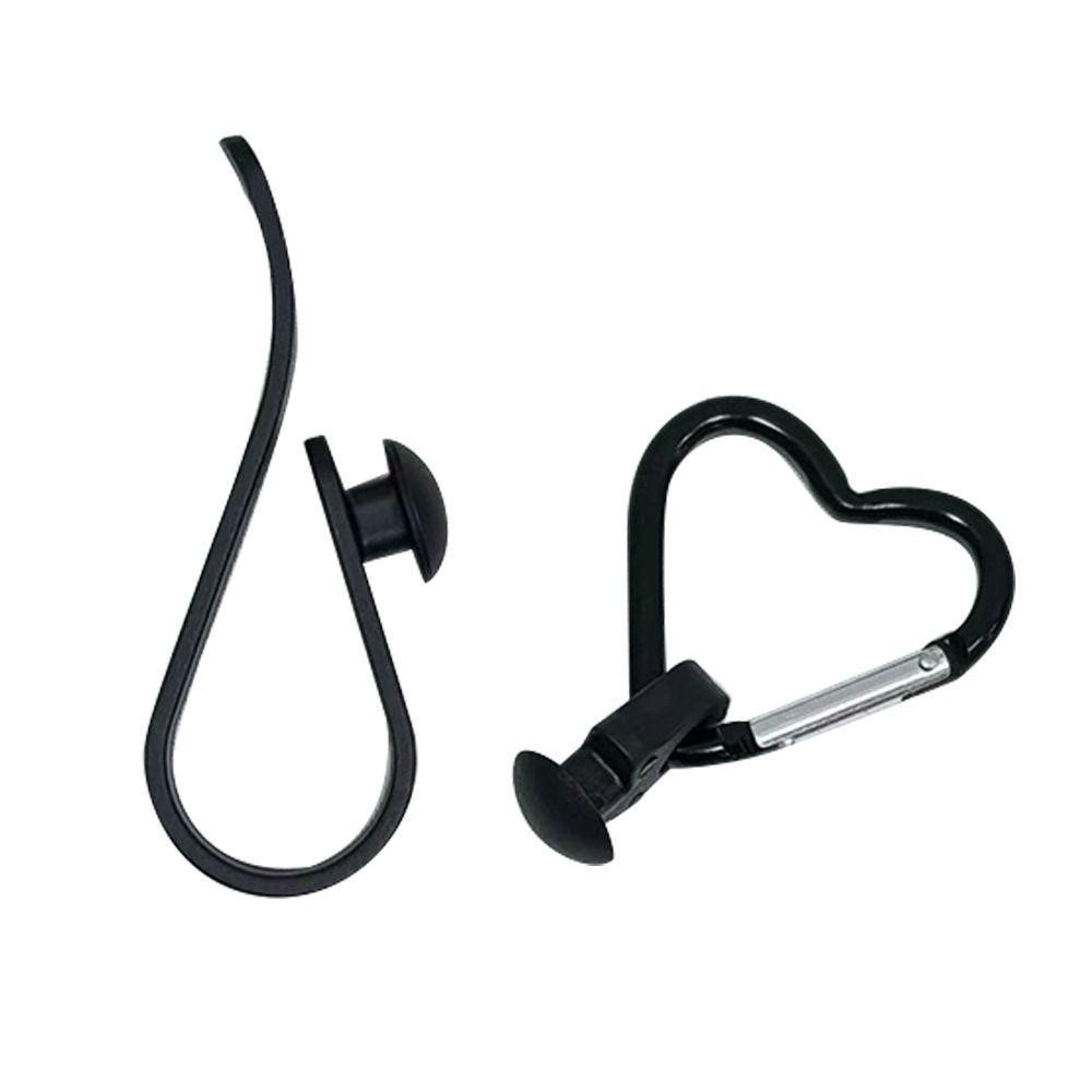 HOBBYIN 3 Móc Phụ Kiện Cho Túi Bogg, Đầu Nối Túi Nhựa Móc Phụ Kiện, Nút Chất Lượng Cao Hình Trái Tim Móc Khóa Túi Xách Kẹp Cho Túi Bogg