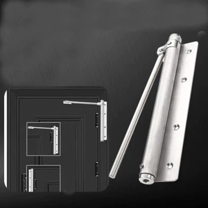 Phụ tùng bản lề cửa tự động có thể điều chỉnh - Bản Lề Cửa Đóng Tự Động, Tay Đẩy Cửa Dành Cho Cửa Gỗ, Nhôm FE123