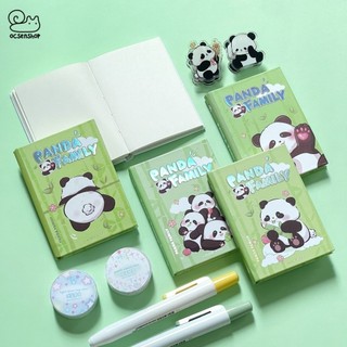 Sổ A7 bìa cứng Panda (trơn)