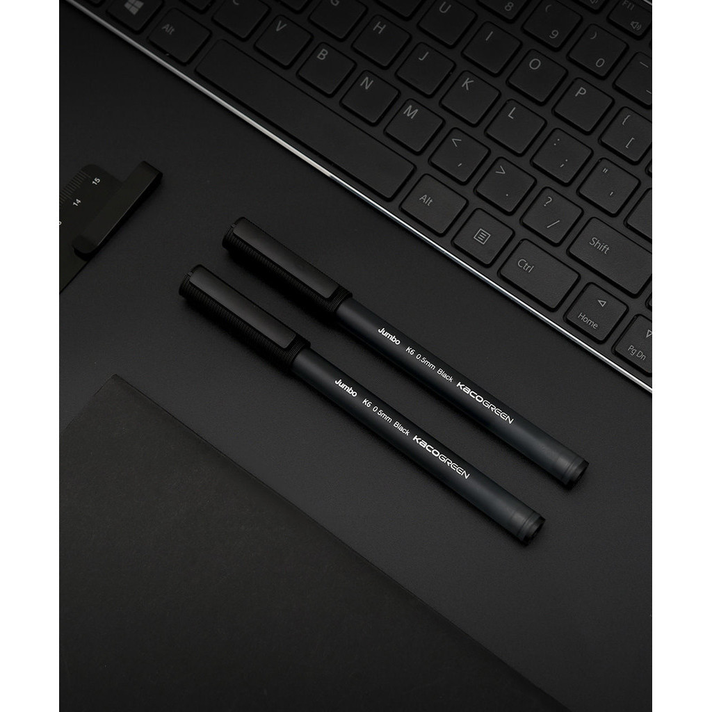 Bộ bút Gel Xiaomi KACO JUMBO Mực dung lượng lớn 0,5mm Mực khô nhanh Viết ký hiệu Bút văn phòng trường học Văn phòng phẩm