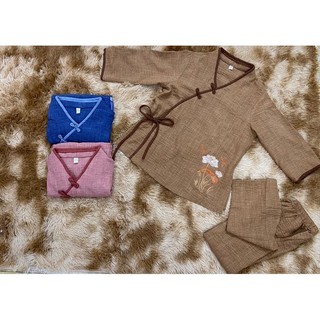 cổ tim nơ vân mây, set đồ thời trang nữ đi chùa cao cấp Top Áo