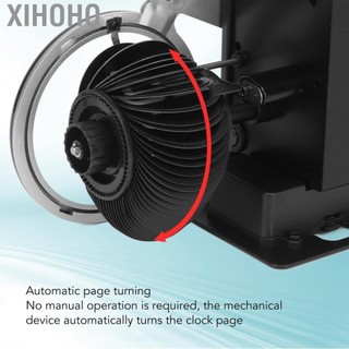 Xihoho Đồng hồ lật xe đạp Dễ đọc Chế độ retro xuống 12 giờ cho văn phòng tại nhà