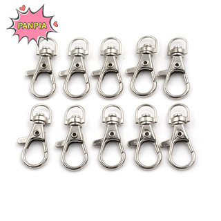 Pnpia 10 Cái / bộ Tôm Hùm Khóa Xoay Kích Hoạt Kẹp Móc Túi Chìa Khóa Ô Tô Móc Khóa Boutique