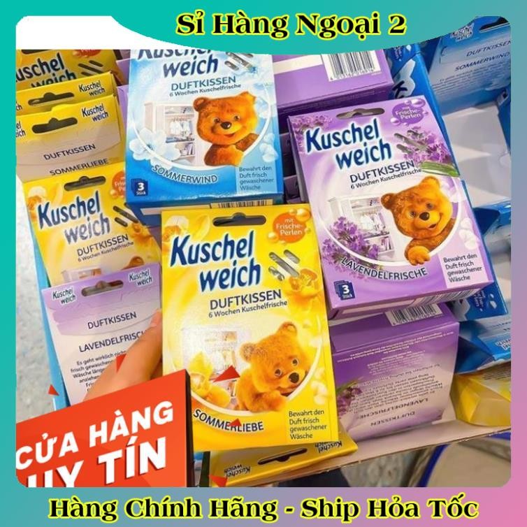[auth] Túi thơm tủ quần áo cho bé Kuschel weich hình gấu trẻ em an toàn - Nội địa Đức đủ Bill [Hot]