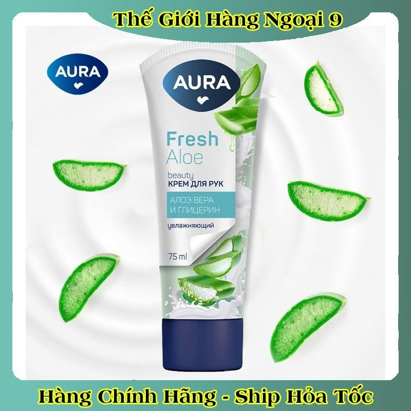 [DATE MỚI] Kem dưỡng tay Aura 75ml dưỡng ẩm và chống lão hóa của Nga
