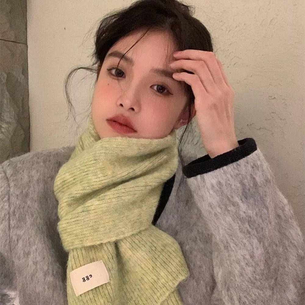 Khăn quàng cổ nữ THFENG mohair thanh lịch, phù hợp bé gái mùa đông