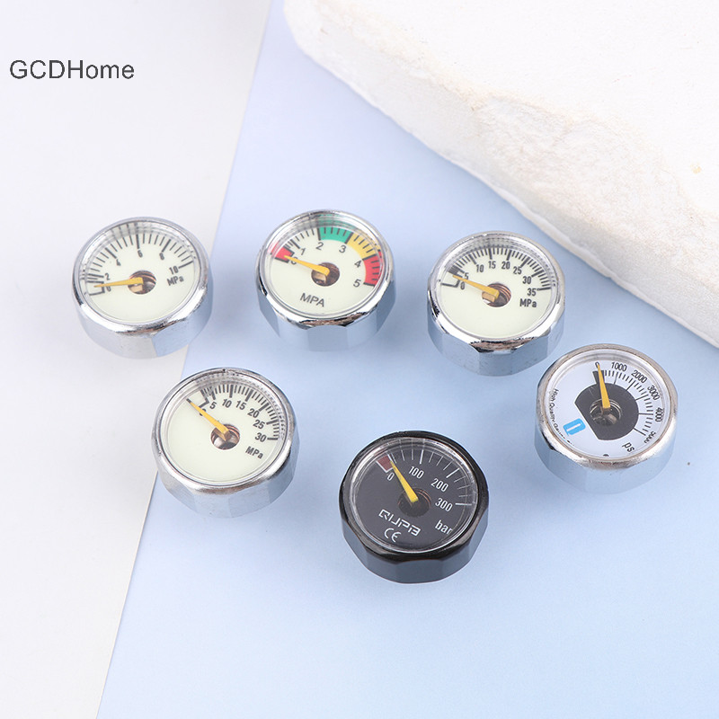 Đồng hồ đo áp suất siêu nhỏ GCDHome | Chủ đề M10 M8 | 5mpa 10MPA 20MPA 30MPA 35MPA 40MPA 300BAR 3500PSI 5000PSI 6000PSI HOT