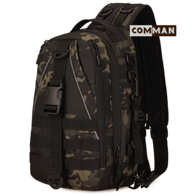 Túi đeo chéo kết hợp ba lô COMMAN_Fishing Chest Bag Backpack
