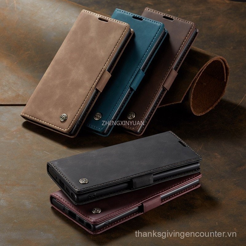 Bao da dạng ví cổ điển cho Redmi Note 13 Pro Plus note13 4G 5g 2023 Bao điện thoại sang trọng bao Đựng Thẻ Ví lật redminote13 rn5o