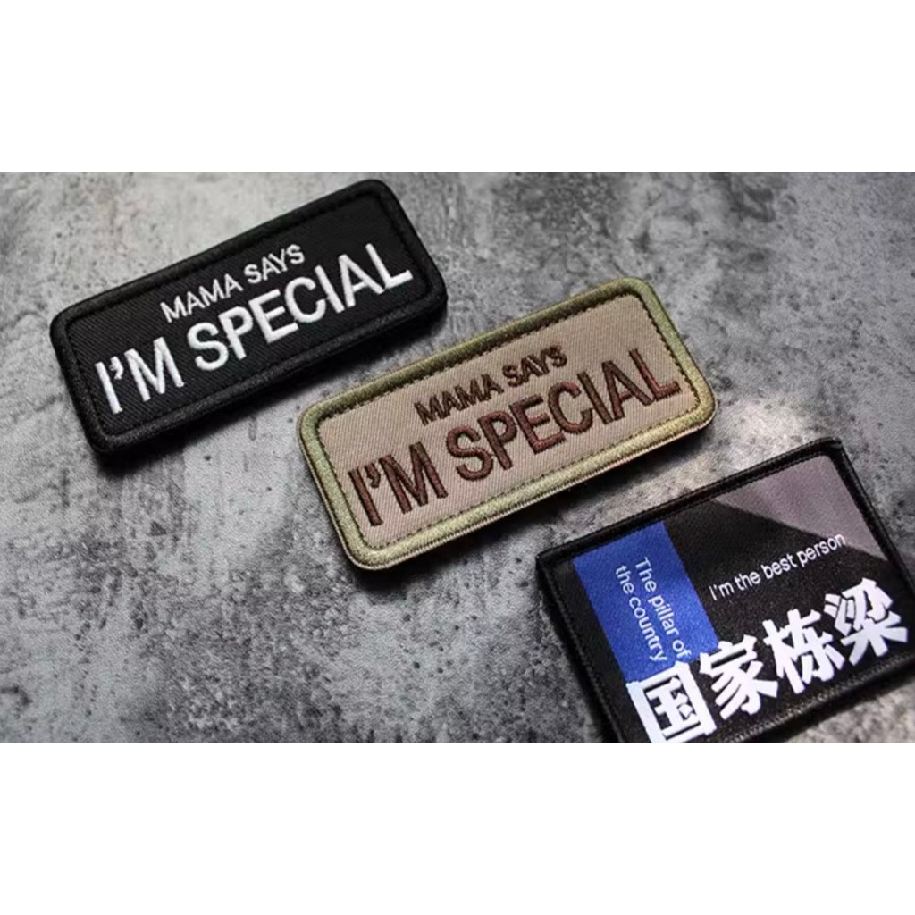 Patch_velcro I'M SPECIAL dán quần áo_ba lô _retro