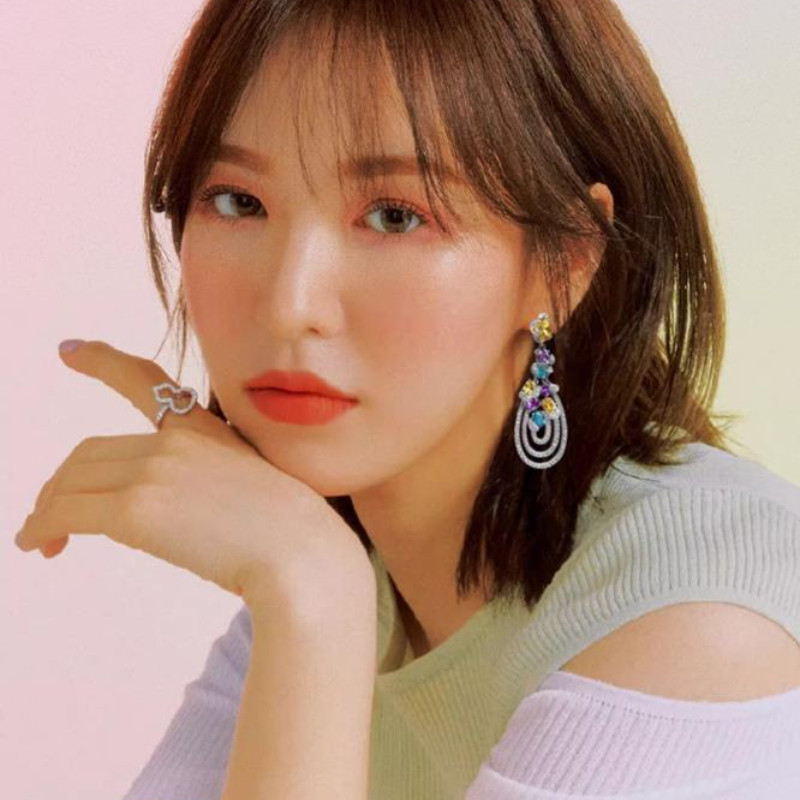 T Sang Trọng Nhiều Màu Sắc Zircon Tua Rua Bông Tai Giọt Nước Dài S925 Kim Bạc Sản Phẩm Mới Nhẹ Bông Tai Thời Trang Sang Trọng