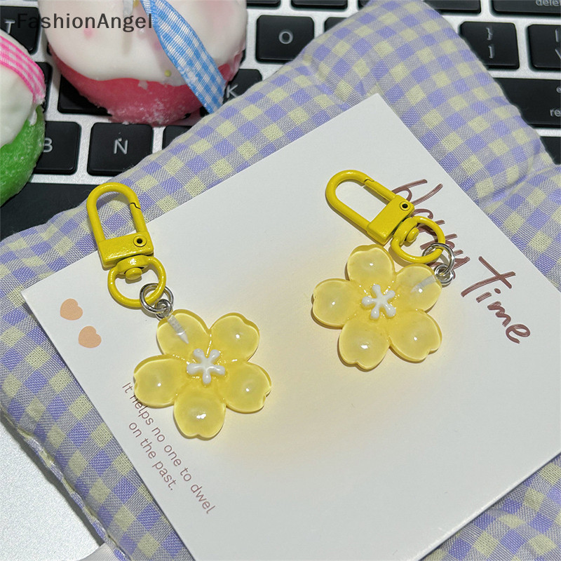 Fashionangel Trong Suốt Hoa Anh Đào Hoa Mặt Dây Chuyền Móc Khóa Cho Bé Gái Nữ Móc Khóa Ngọt Ngào Sáng Tạo Ba Lô Trang Trí Phụ Kiện Quà Tặng
﻿ Th