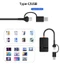 Niki USB3 0 Đầu đọc thẻ USB C USB C sang MS Thẻ nhớ USB C