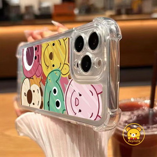 Ốp Điện Thoại Hoạt Hình Winnie the Pooh Cho OPPO Find X7 Ultra X6 X5 X3 X2 Pro R9S R9 F1 F3 R11 R11S Plus A11K R15 Pro Vỏ Túi Khí Vỏ TPU Mềm Chống Rơi