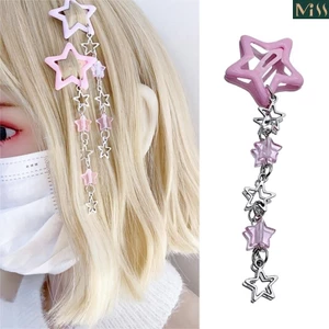 Miss * Phong Cách Hàn Quốc Ngôi Sao Viền Kẹp Tóc Kim Loại Kẹp Tóc Punk Trang Trí Cho Nữ