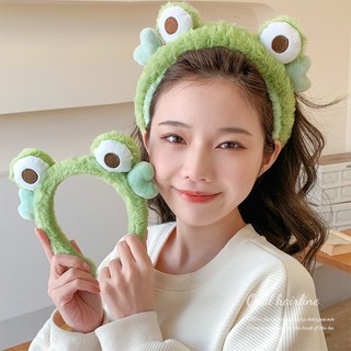 1 Cái / bộ Ngộ nghĩnh Ếch Trang Điểm Đầu Rộng Vành Co Giãn Băng Đô Quấn Tóc Hoạt Hình Dễ Thương Bé Gái Ban Nhạc Nữ Phụ Kiện Tóc Quà Tặng