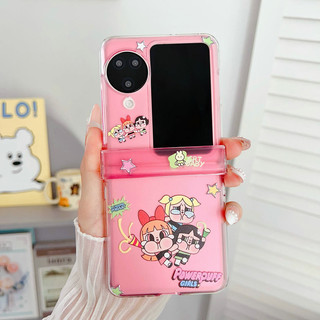 Ốp điện thoại gấp cho Oppo Find N2 N3 Flip Cute Crying Little Girl Pearl Bracelet Vỏ điện thoại TPU cứng