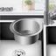Giỏ lọc rác bồn rửa chén inox hình thiên nga 22.5x10x6cm